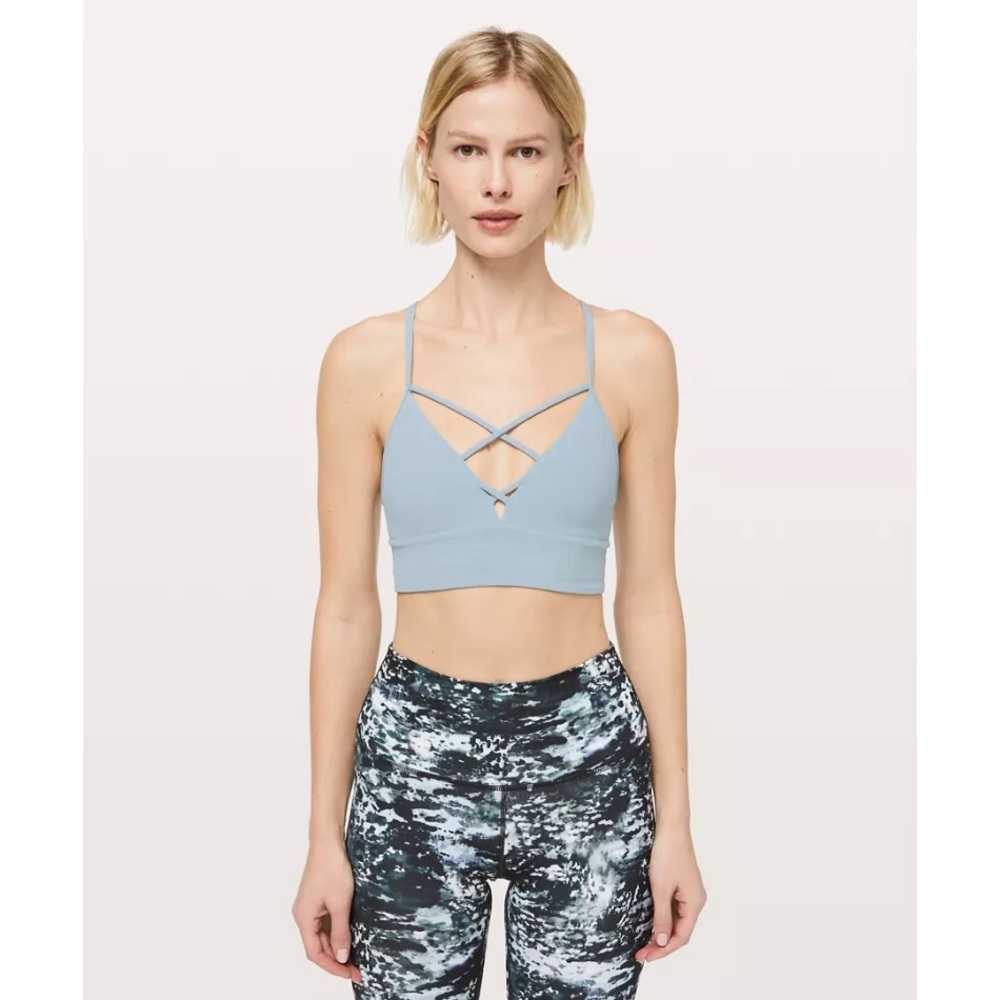 Lululemon Expand Your Limits Bra in Blue Cast